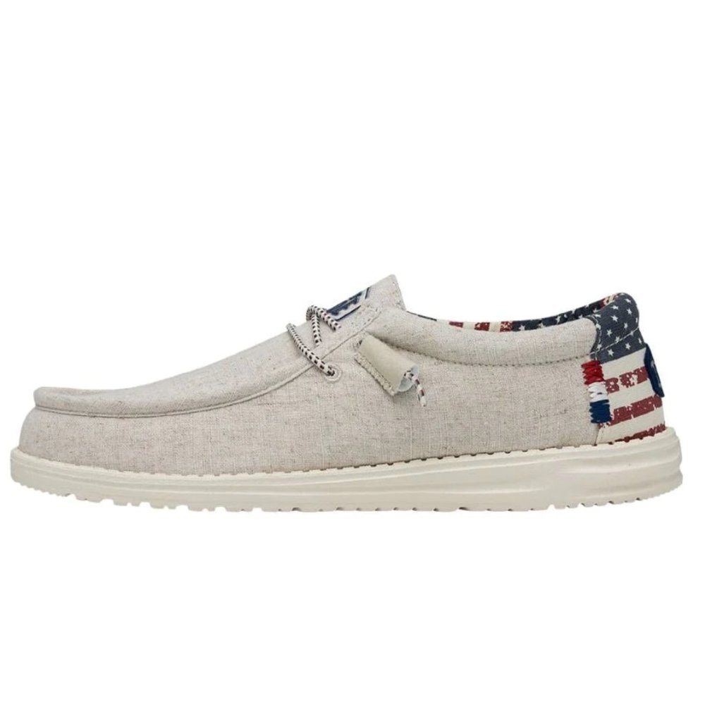 Hey Dude - Wally Patriotic Men's Shoe's NWT